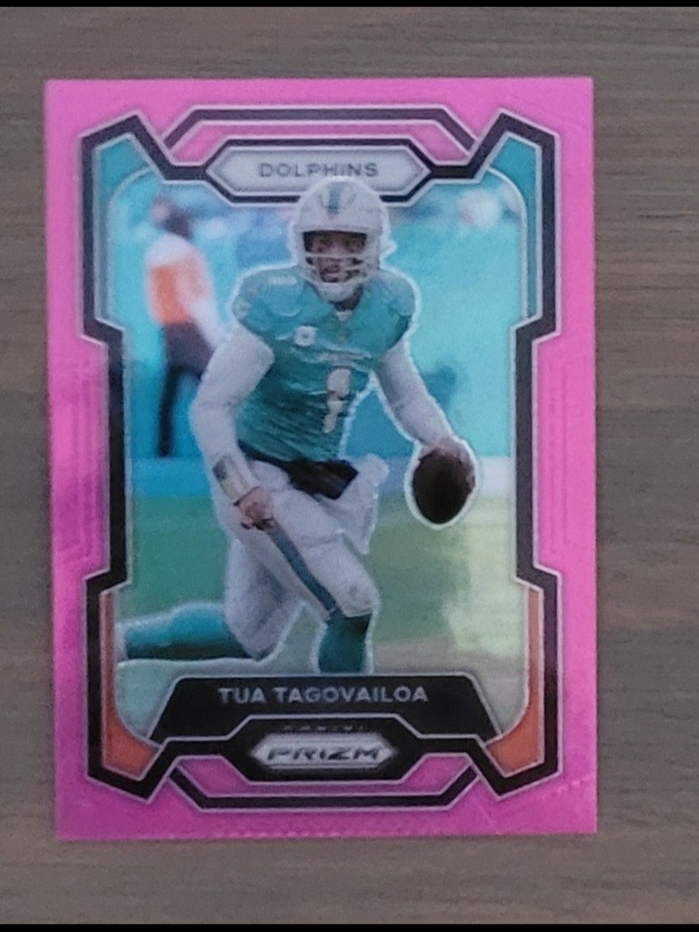 Panini Teal and White Football Card - Tua Tagovailoa #190